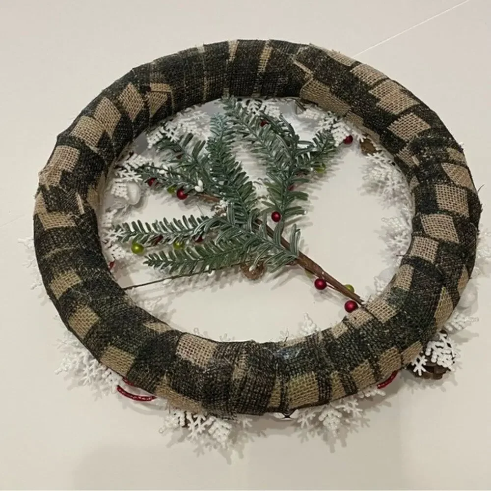 Christmas Snowman Merry Christmas Wreath 14